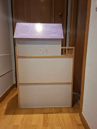 Casa de muñecas rosa