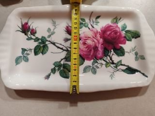 Redoute Rose Bone China-Sandwich Tray