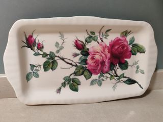 Redoute Rose Bone China-Sandwich Tray