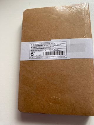 Pack 3 libretas Hema Din A6 precintadas