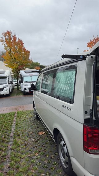 Combo VW California Camper Tendedero y porta papel