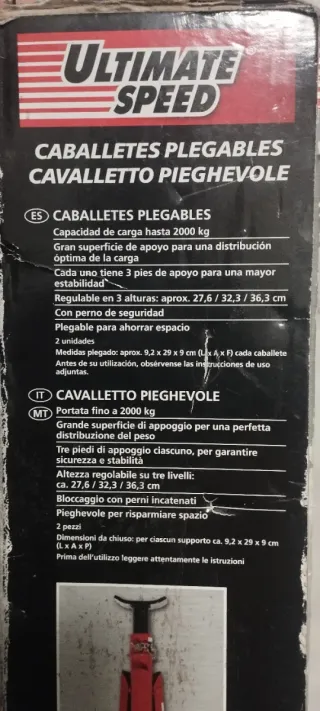 Caballetes Plegables Ultimate Speed