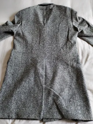 Abrigo jaspeado hombre