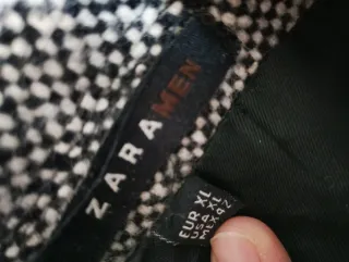 Abrigo jaspeado hombre