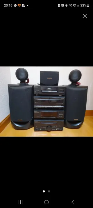 Equipo de música Technics