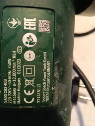 Amoladora Bosch PWS 750-115