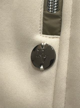 Chaqueta Equitación HV Polo Beige/Verde Talla S