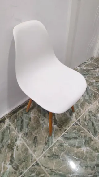 Silla Oslo Madera Haya Acero Escritorio Oficina