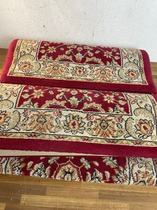 Coppia Tappeti Orientali Classici Rossi