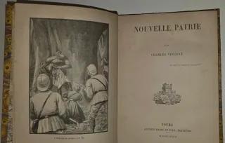 1897, Libro antiguo viajes - Nueva Patria