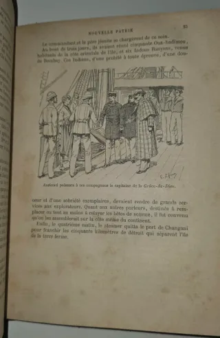 1897, Libro antiguo viajes - Nueva Patria
