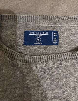 Jersey hombre gris con rayas