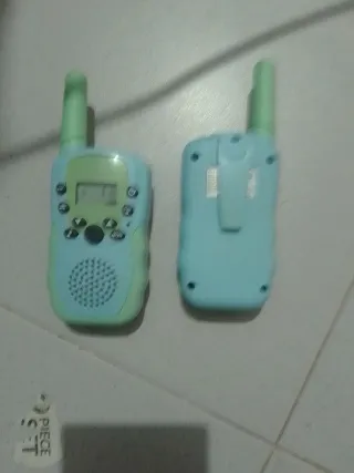Walkie Talkies Infantiles Azul y Verde