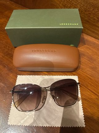 Gafas de sol Longchamp mujer , color oro rosado