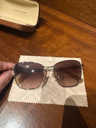 Gafas de sol Longchamp mujer , color oro rosado