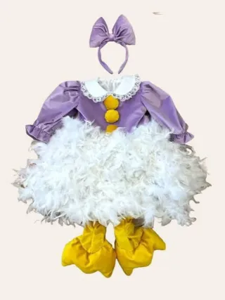 Costume Paperina Bambina Sartoriale Carnevale