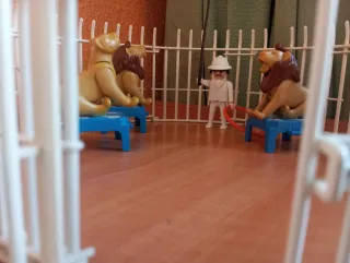 514. Playmobil jaula fieras circo Romani  Roncalli