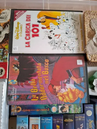 VHS Disney: Lotti, Sirenetta, Re Leone, Pluto