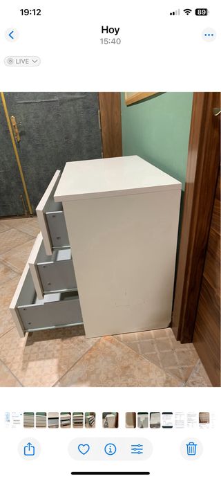 Cómoda Ikea Malm Blanca