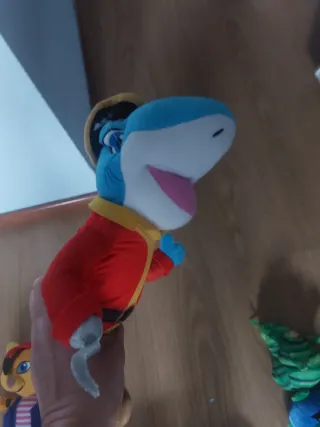 3 Peluches Animales Piratas 30cm