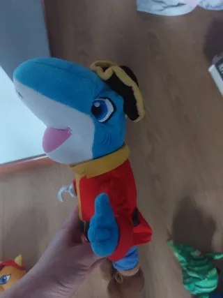 3 Peluches Animales Piratas 30cm