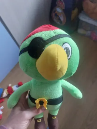 3 Peluches Animales Piratas 30cm