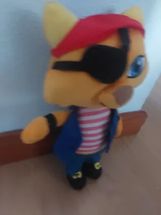 3 Peluches Animales Piratas 30cm