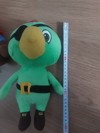 3 Peluches Animales Piratas 30cm