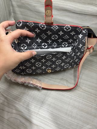 Bolso Mujer Gris y Beige