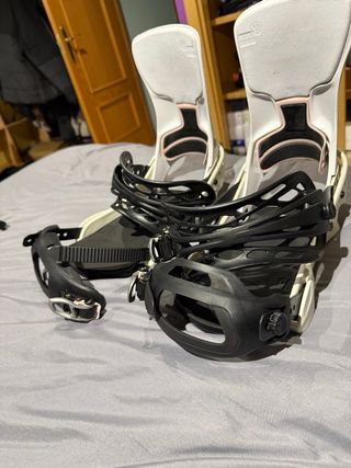 Fijaciones Burton Cartel X Blancas