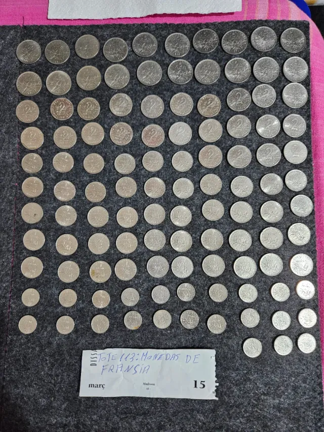 Lote 113 Monedas de Francia