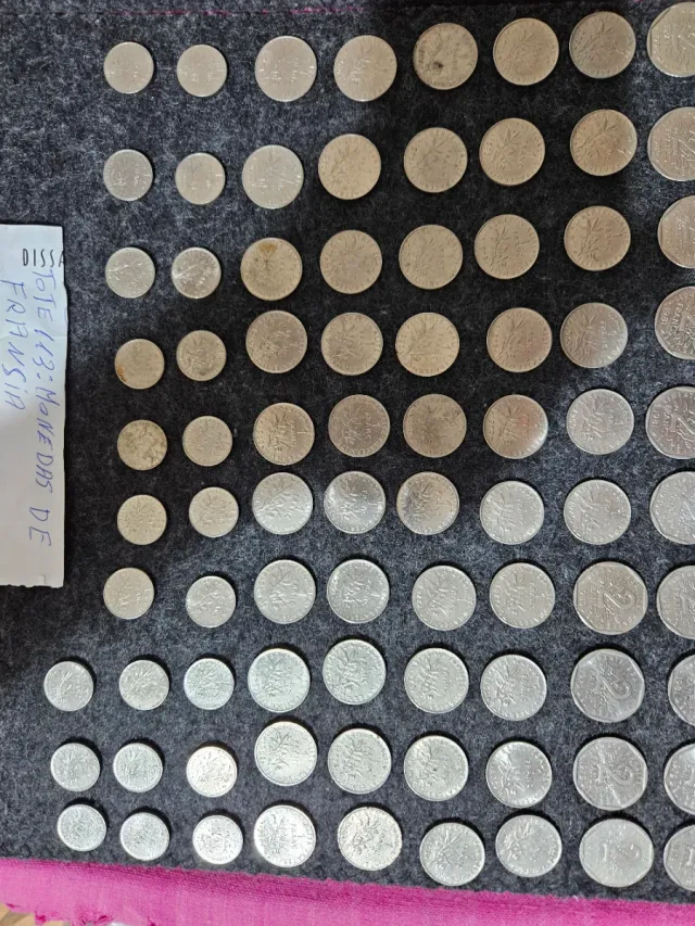 Lote 113 Monedas de Francia