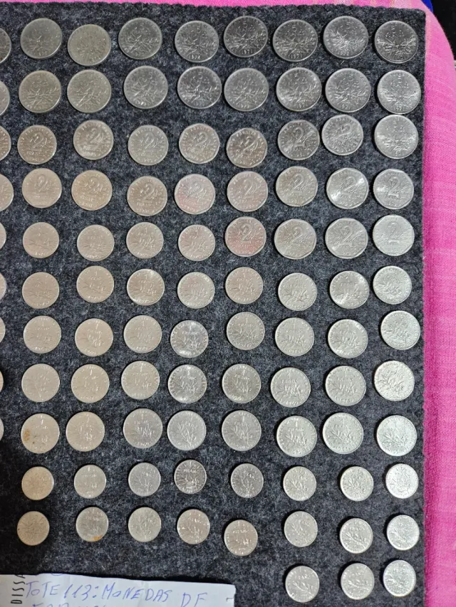 Lote 113 Monedas de Francia