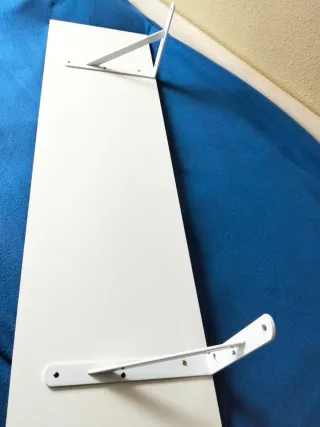 Estantería blanca 120x29,5 cm