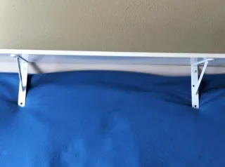 Estantería blanca 120x29,5 cm