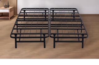 Cama Plegable Metálica Negra