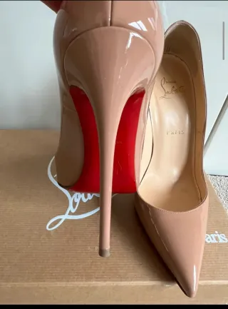 Christian Louboutin Pigalle 37.5 Nude