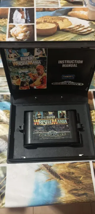 Cartuccia del videogioco Super WrestleMania per Sega Mega Drive