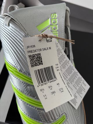 Scarpe da calcio Adidas Predator Sala Verde/Argento