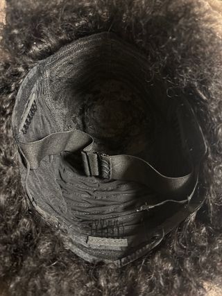 Peluca afro rizada para disfraz