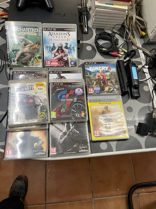 Consolle PS2, Wii e giochi PS3 con giochi