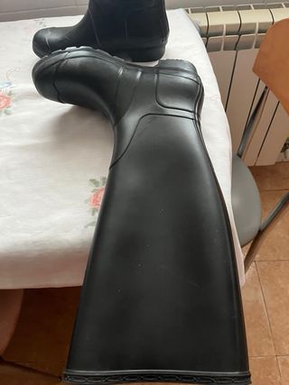 Stivali da acqua neri da donna