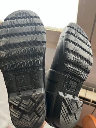 Stivali da acqua neri da donna