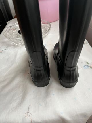 Stivali da acqua neri da donna