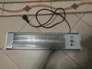 Calentador radiante plateado