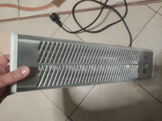 Calentador radiante plateado