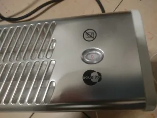 Calentador radiante plateado