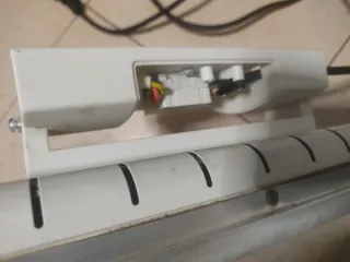 Calentador radiante plateado