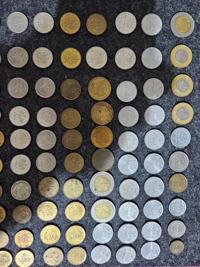 Lote 99 Monedas de Polonia Antiguas y Modernas