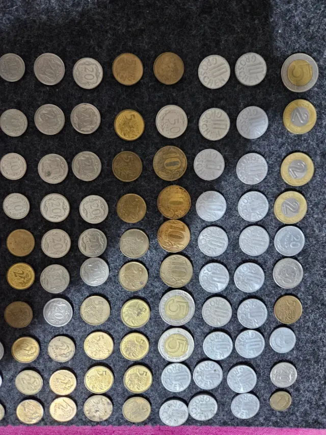 Lote 99 Monedas de Polonia Antiguas y Modernas